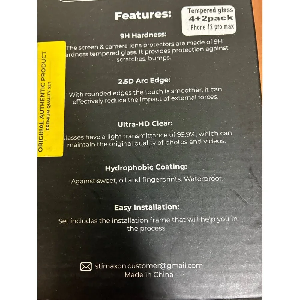 Cell Phone Screen Protector for iPhone 12 Pro Max2020 6.7